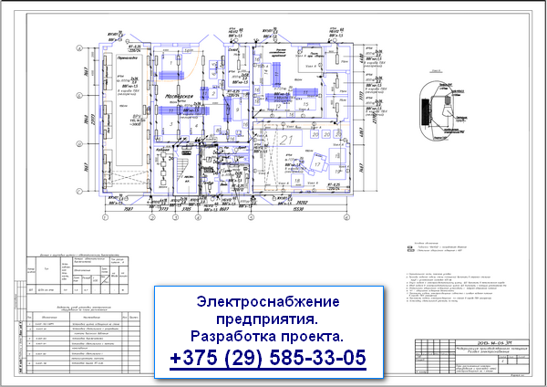 Проектирование электроснабжения промышленных предприятий в Минске