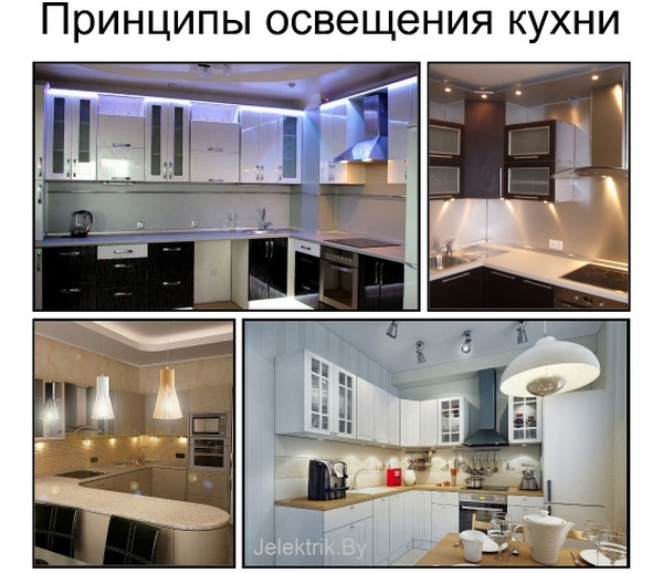 Монтаж кухонного освещения в Минске