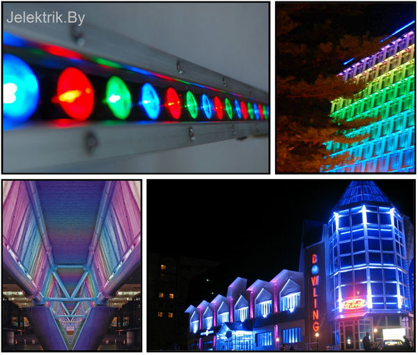 Светодиодное архитектурное освещение в Минске